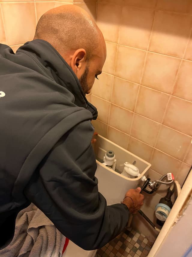 Handyman working